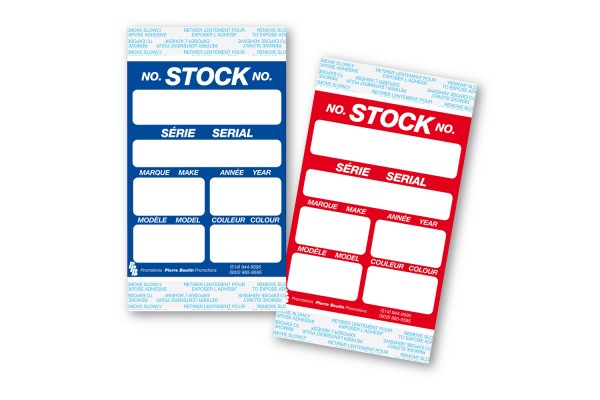 Windshield Stock Cards